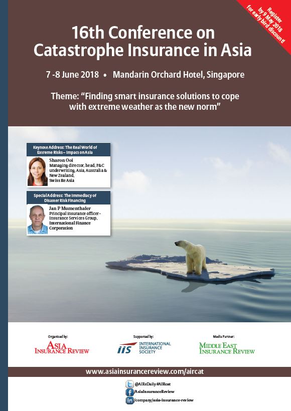 16th Conference on Catastrophe Insurance in Asia Brochure